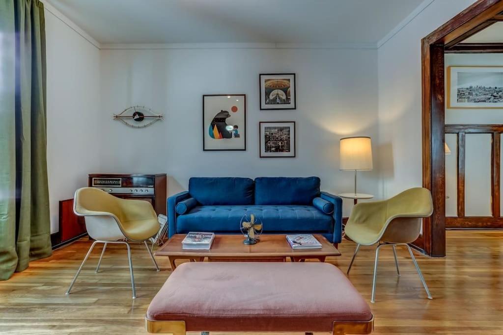 Luxe Mid-Century Styled Historic Townhouse #1 Detroit Exterior foto